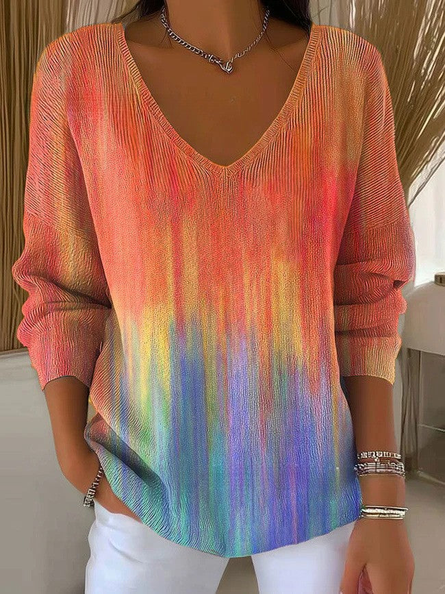 Brenda – Pullover with V-Neck