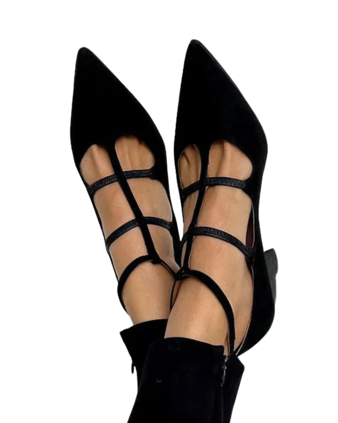 Giada | Pumps with Pointed Toe and Crossed Straps