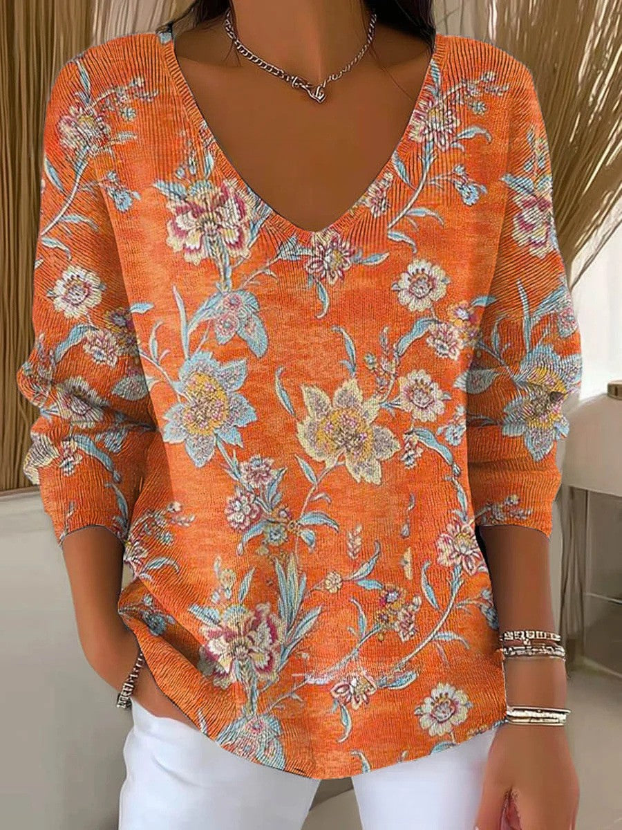 Magda – Pullover with V-Neck