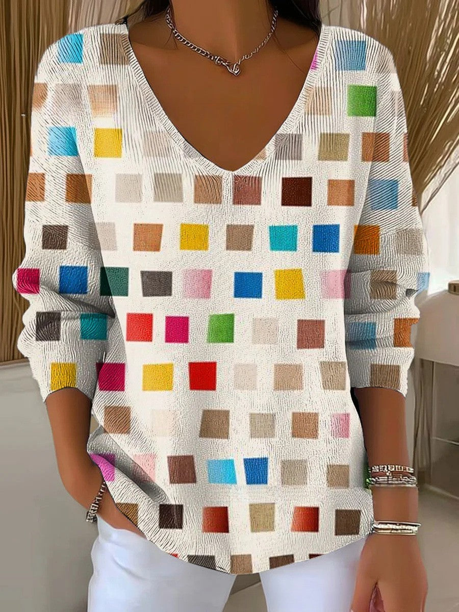 Amanda – Pullover with V-Neck