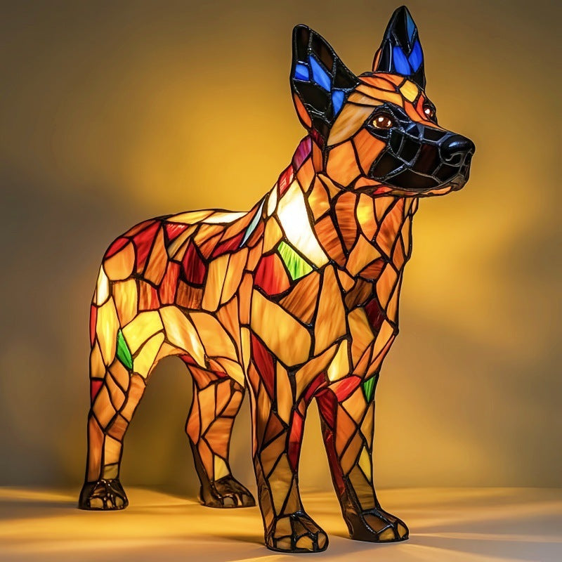 Zouzou – Magical Colored Glass Lamp for Dogs
