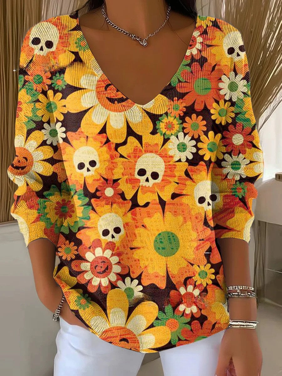 Amber – Pullover with V-Neck