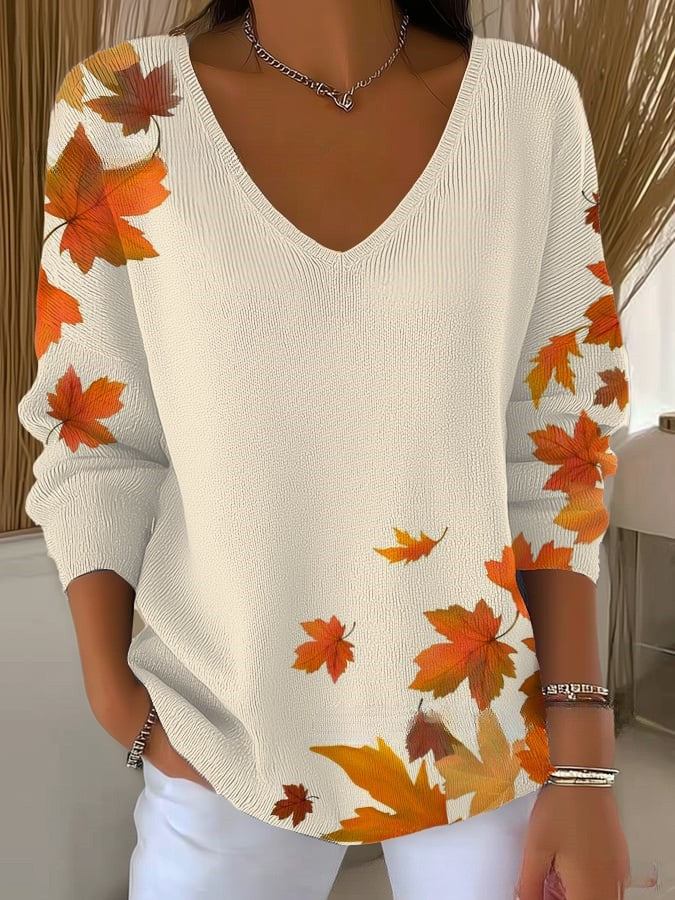 Mali – Pullover with V-Neck