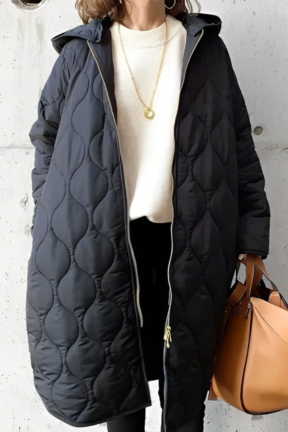 PRISCILLA™ | Parka with Hood and Refined Details