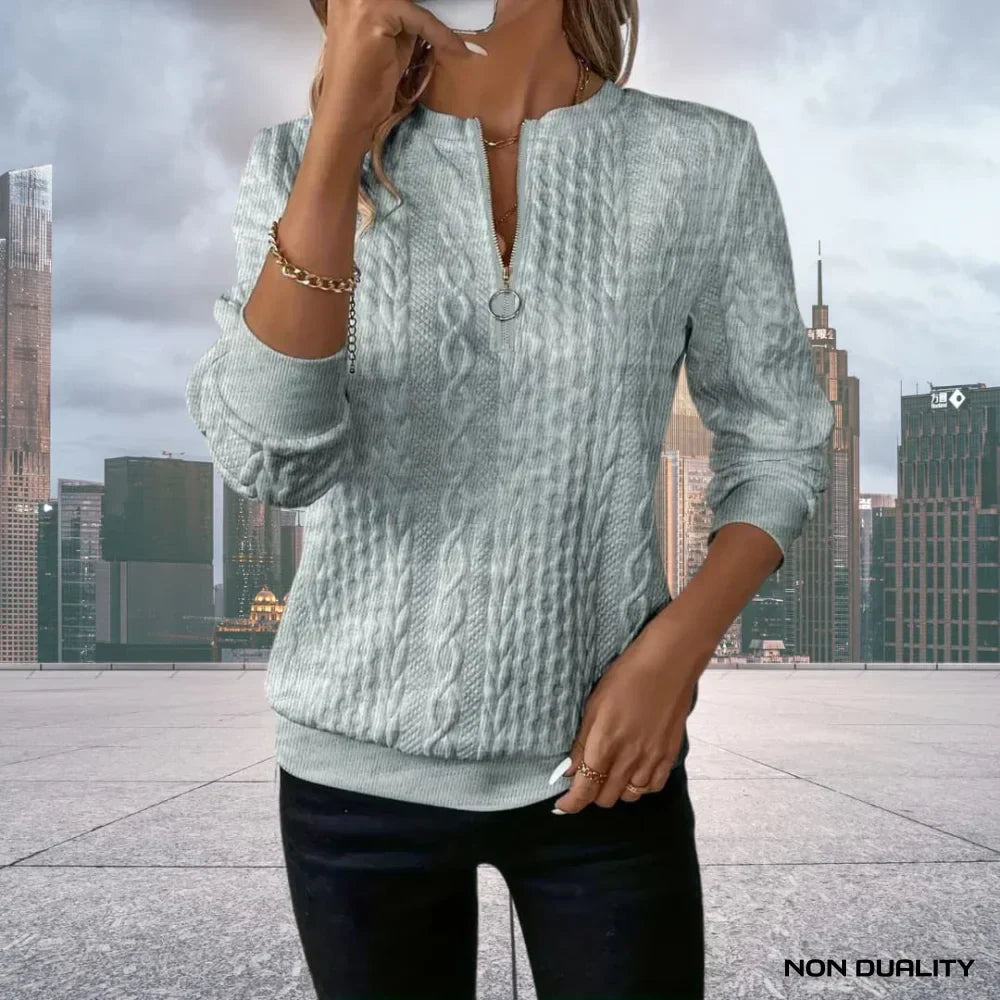 Non-Duality Zip-Up Sweatshirt