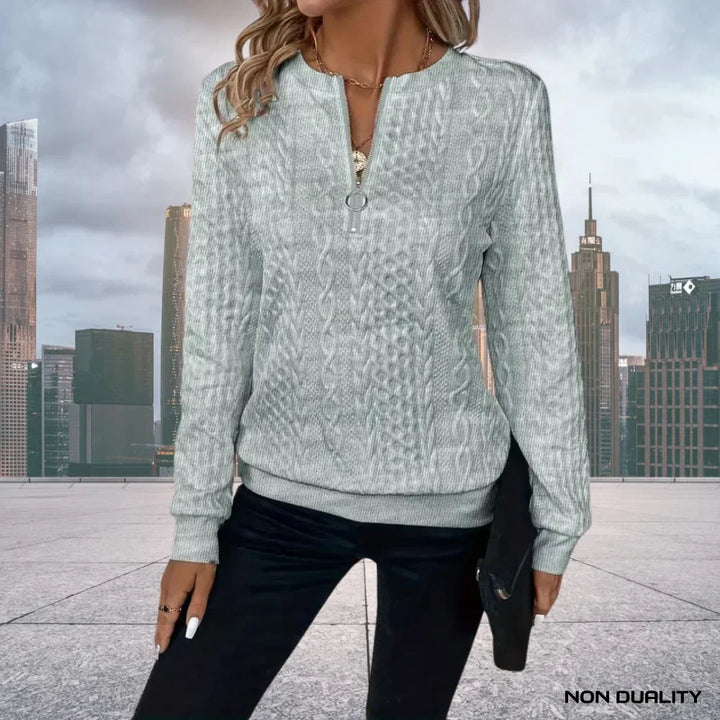 Non-Duality Zip-Up Sweatshirt