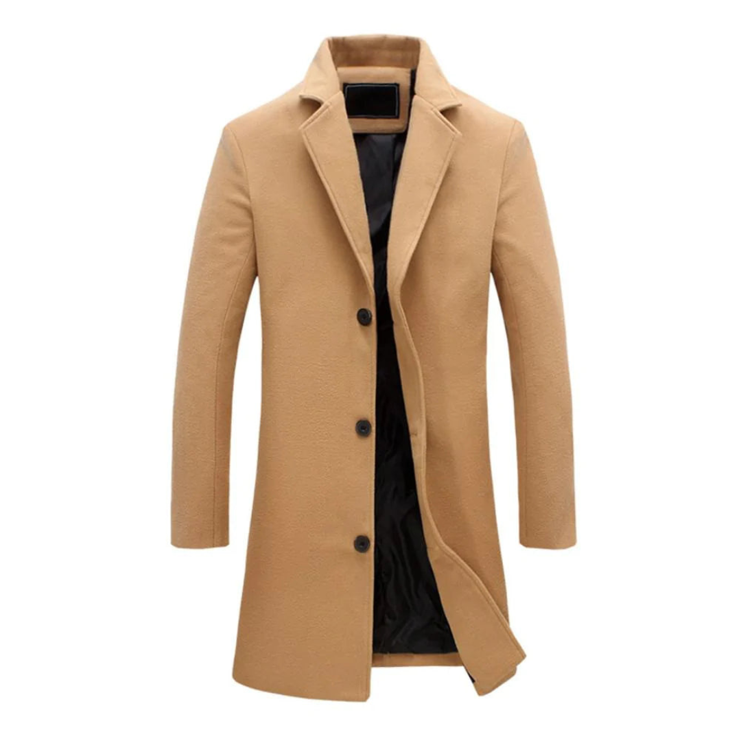 Long Trench Coat for Men