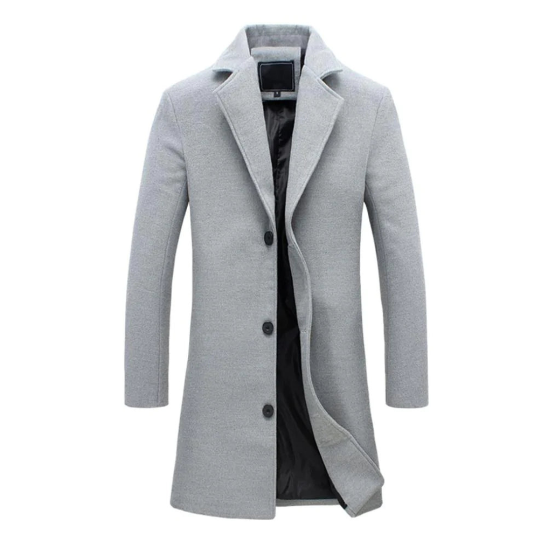 Long Trench Coat for Men