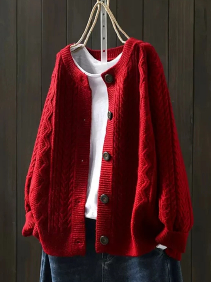 THE LORENZA | CABLE KNIT CARDIGAN