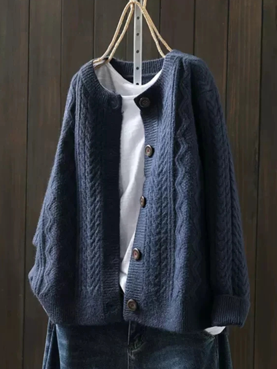 THE LORENZA | CABLE KNIT CARDIGAN