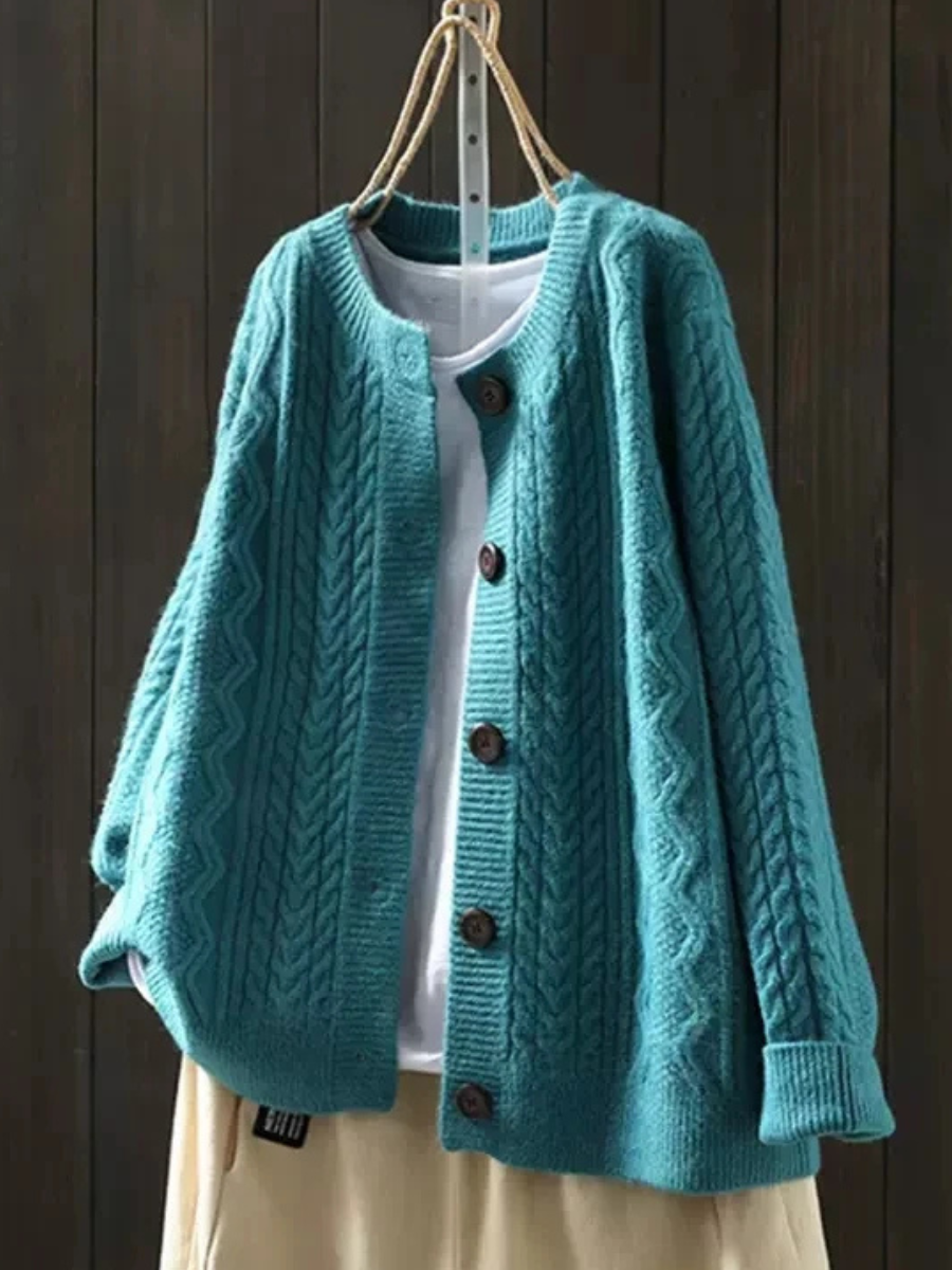 THE LORENZA | CABLE KNIT CARDIGAN