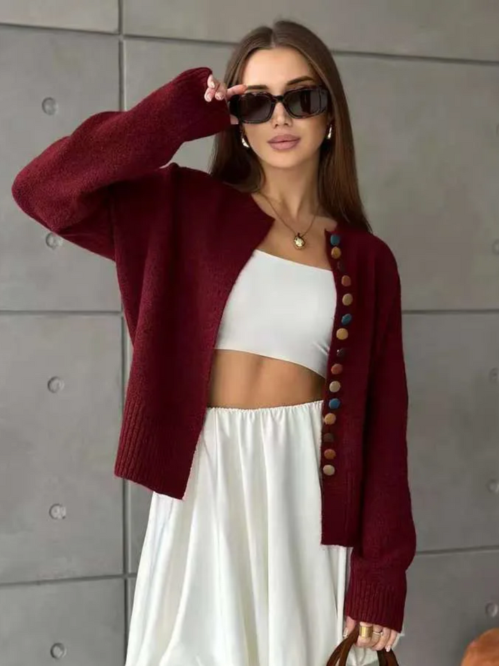 THE NOELLE | BUTTON CARDIGAN