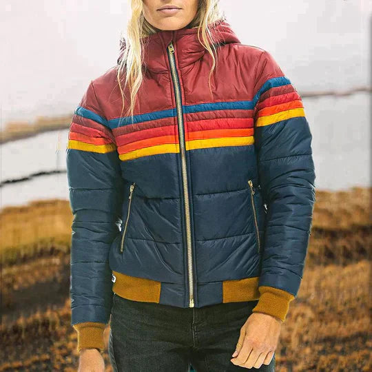 Ines | Retro Jacket with Fur Hood
