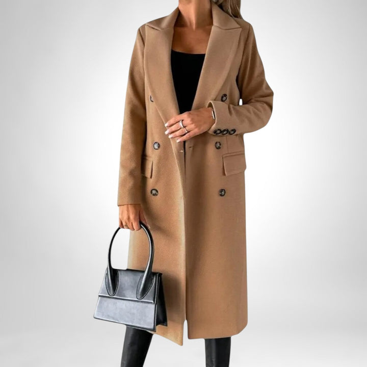 DESIREE™ | Long Double-Breasted Coat