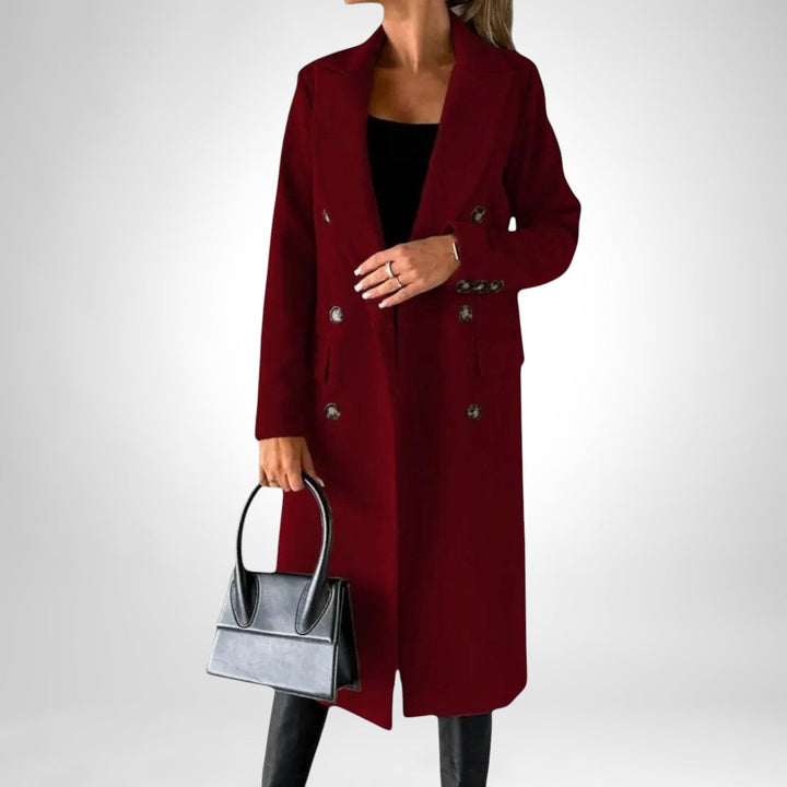 DESIREE™ | Long Double-Breasted Coat