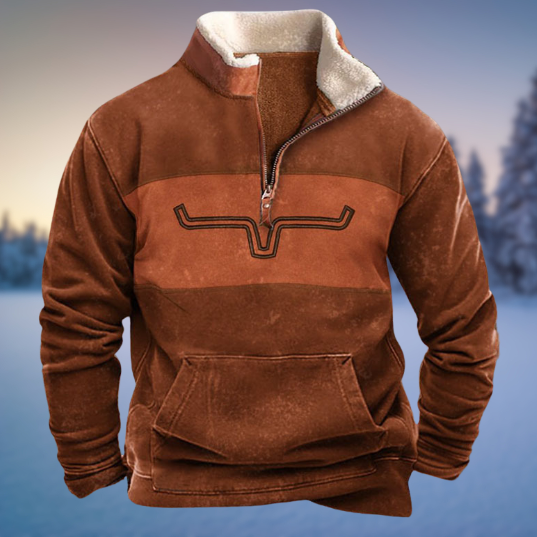 Luca – Warmer Ethno-Hoodie for Cold Days