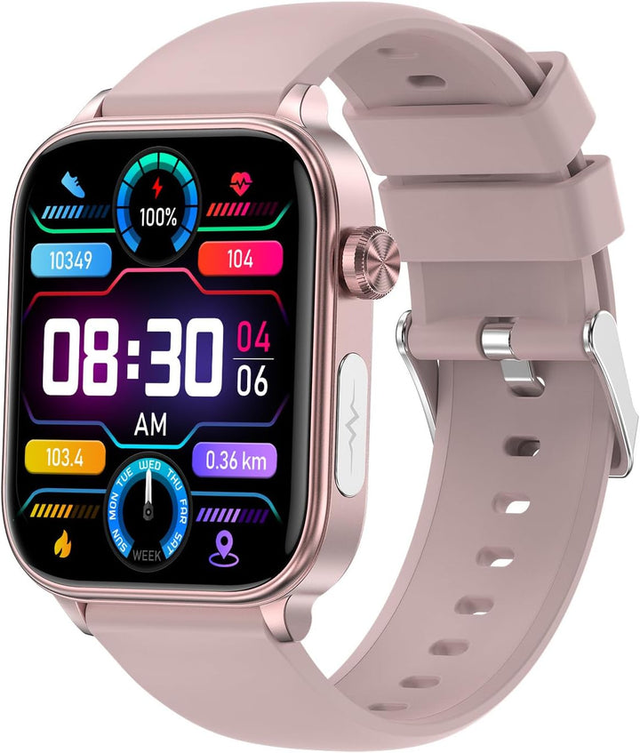 GlucoCare SOS Smartwatch for Men & Women with Blood Sugar Measurement
