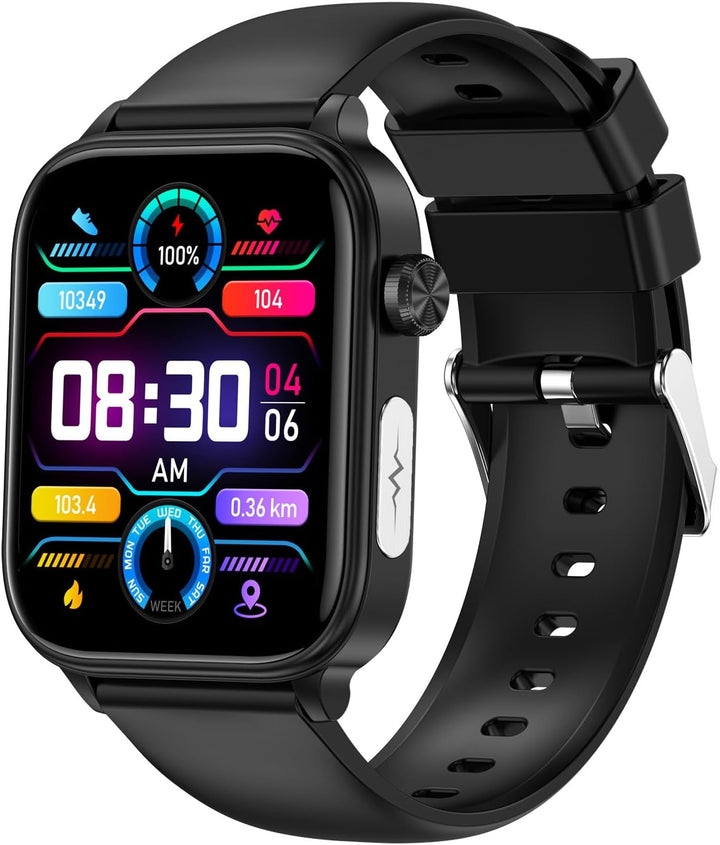 GlucoCare SOS Smartwatch for Men & Women with Blood Sugar Measurement