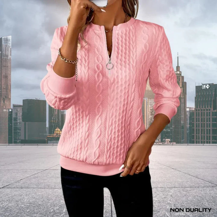 Non-Duality Zip-Up Sweatshirt