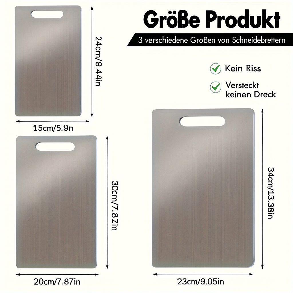 TitaniumPro - Cutting Board Set of 3