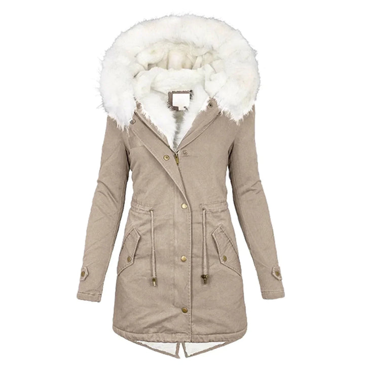 Giulia – Winter Coat with Faux Fur Lining