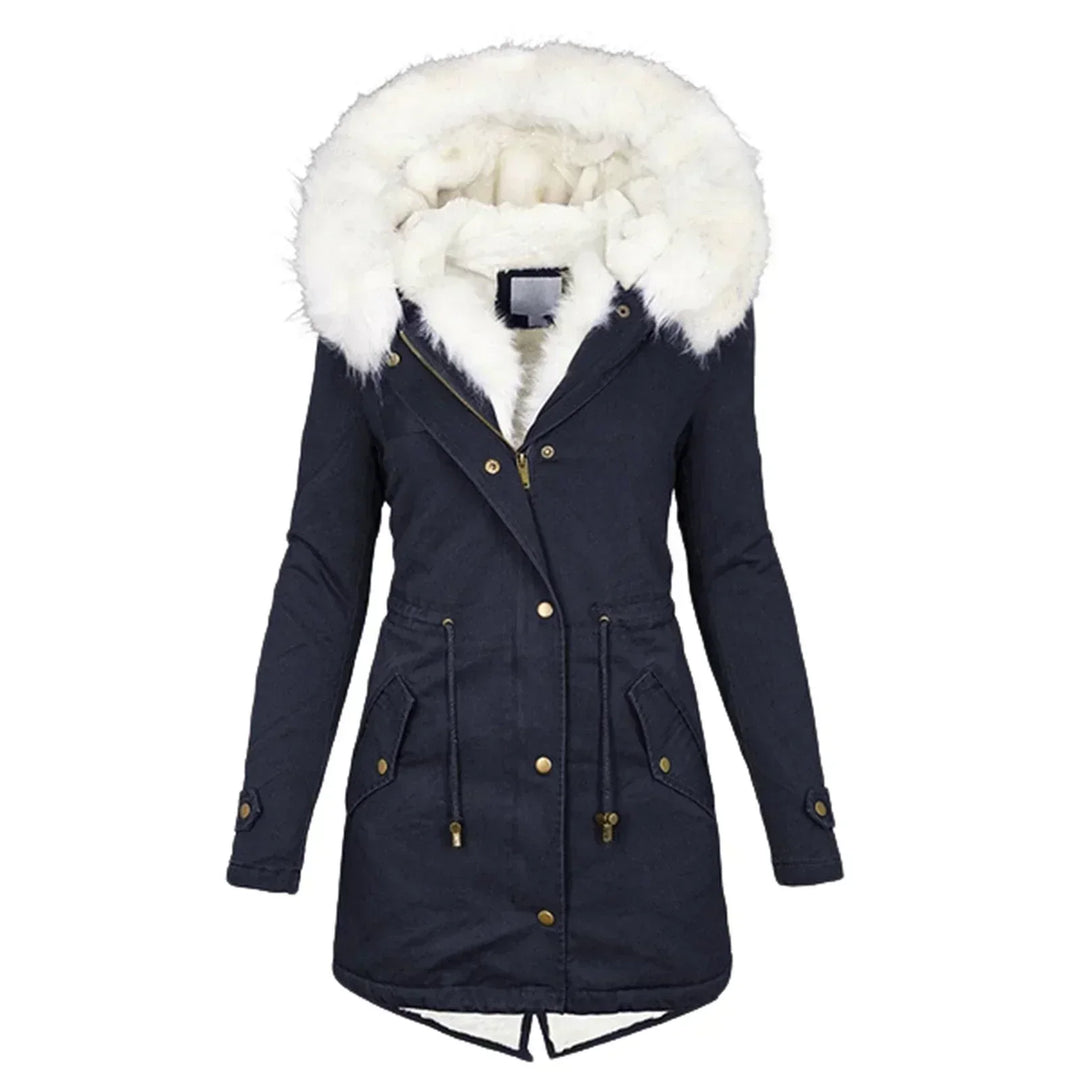 Giulia – Winter Coat with Faux Fur Lining