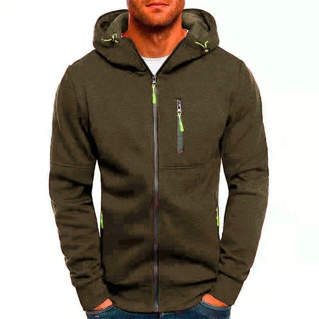 Juan - Zip-Up Hoodie - Sporty - Lightweight - Ideal for Fall/Winter