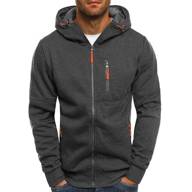 Juan - Zip-Up Hoodie - Sporty - Lightweight - Ideal for Fall/Winter