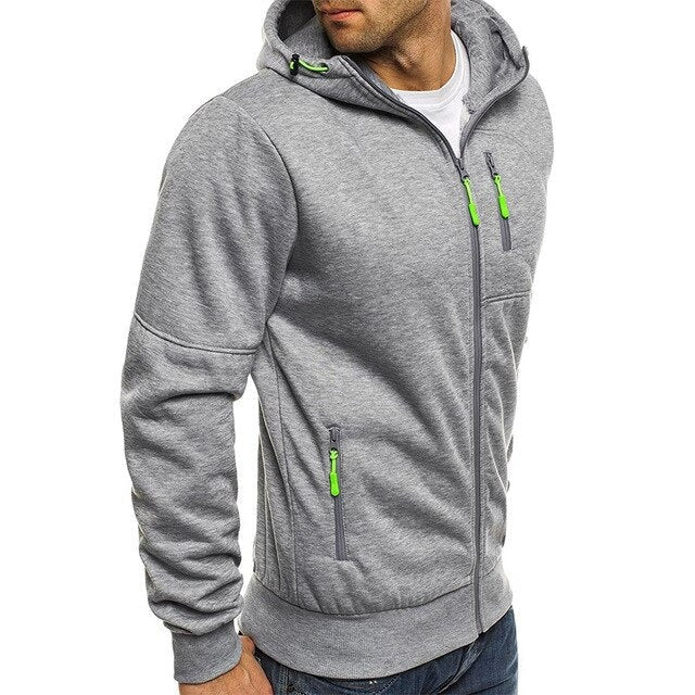 Juan - Zip-Up Hoodie - Sporty - Lightweight - Ideal for Fall/Winter