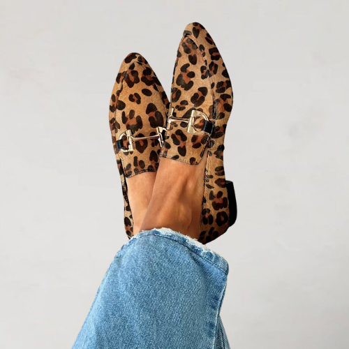 Bianca | Leopard Print Loafers