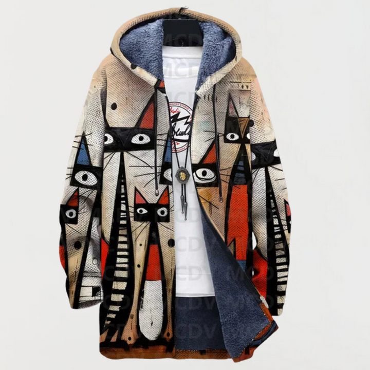 Cleo | Abstract Cat Jacket