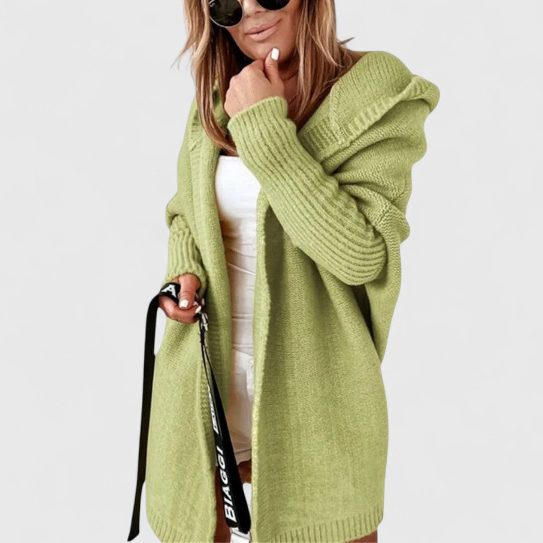 Trace - Comfortable Mid-length Cardigan