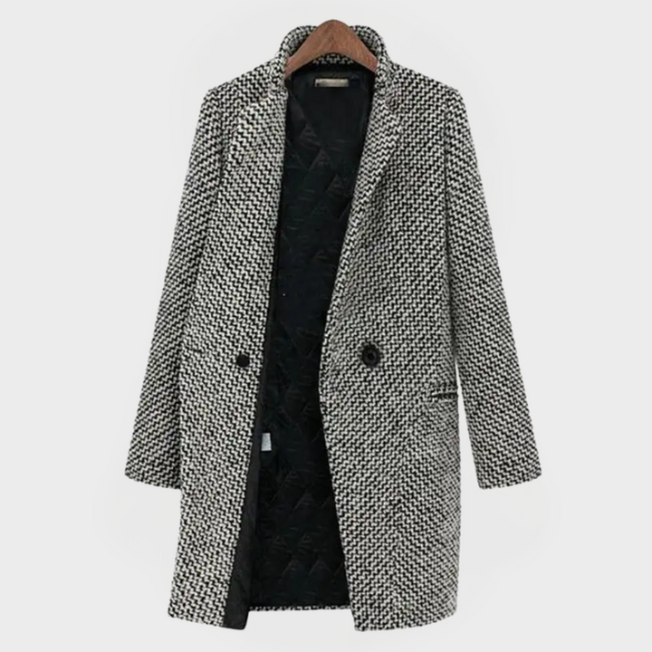 CHELSEA™ | LONG CHECK COAT