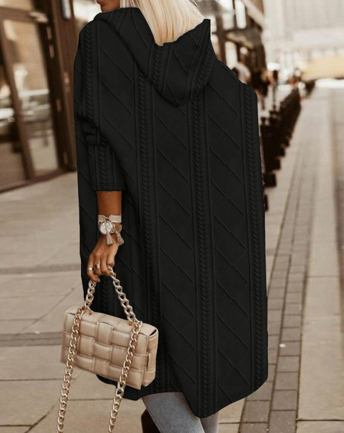 Monalisa | Long Hoodie Cardigan