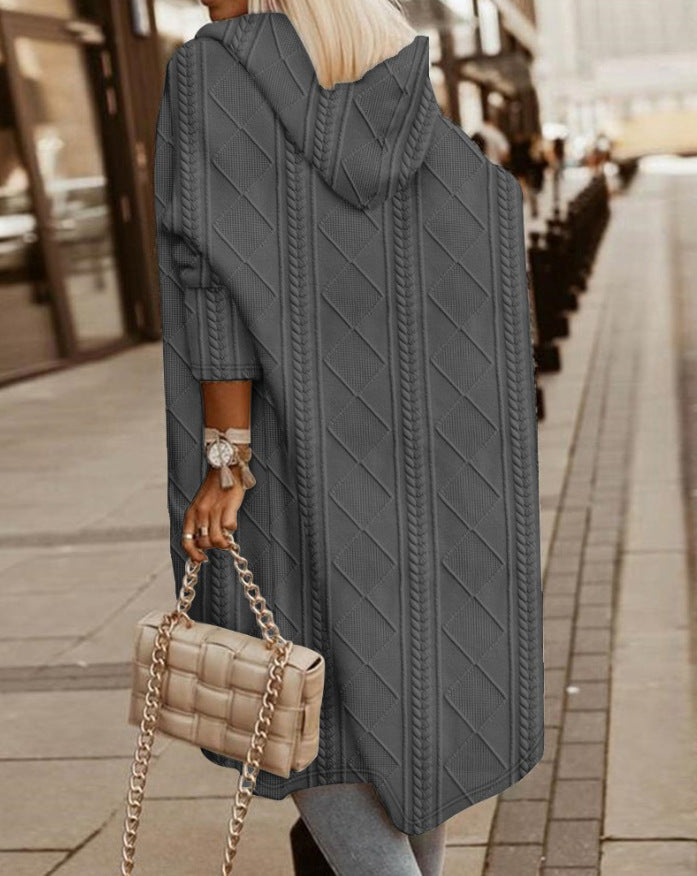 Monalisa | Long Hoodie Cardigan