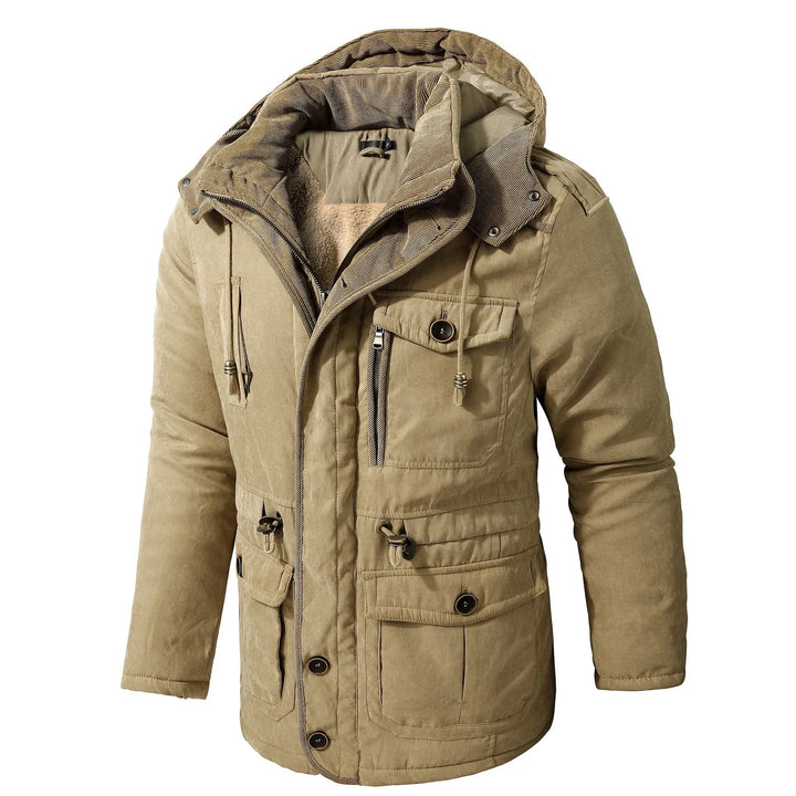 Multi-Pocket Winter Jacket for Men