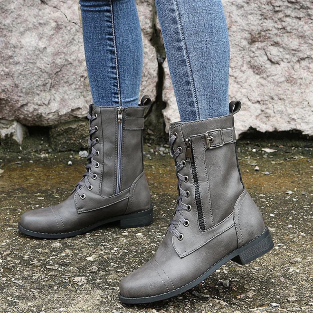 Affy | Leather Boots