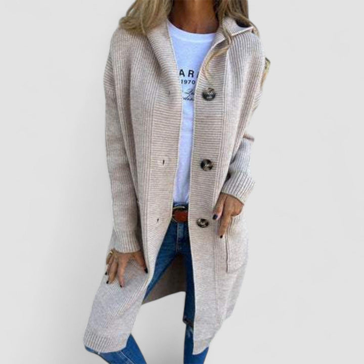 Everlyn | Cozy Hooded Knit Cardigan