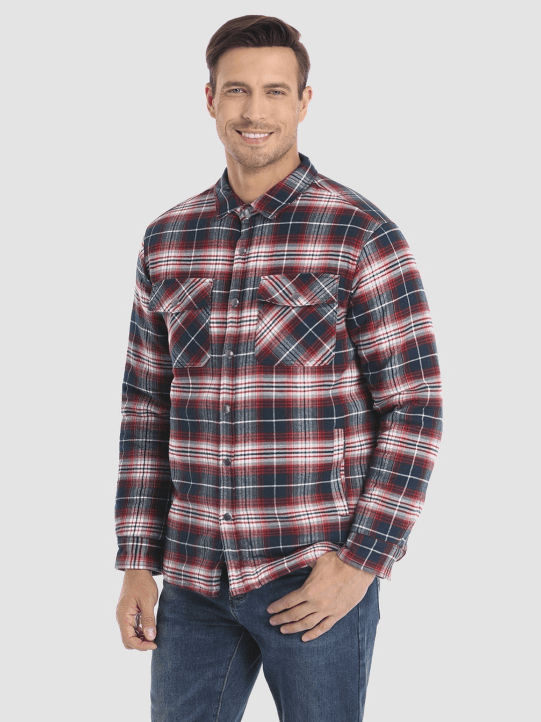 Nathan™ Checked Flannel Jacket