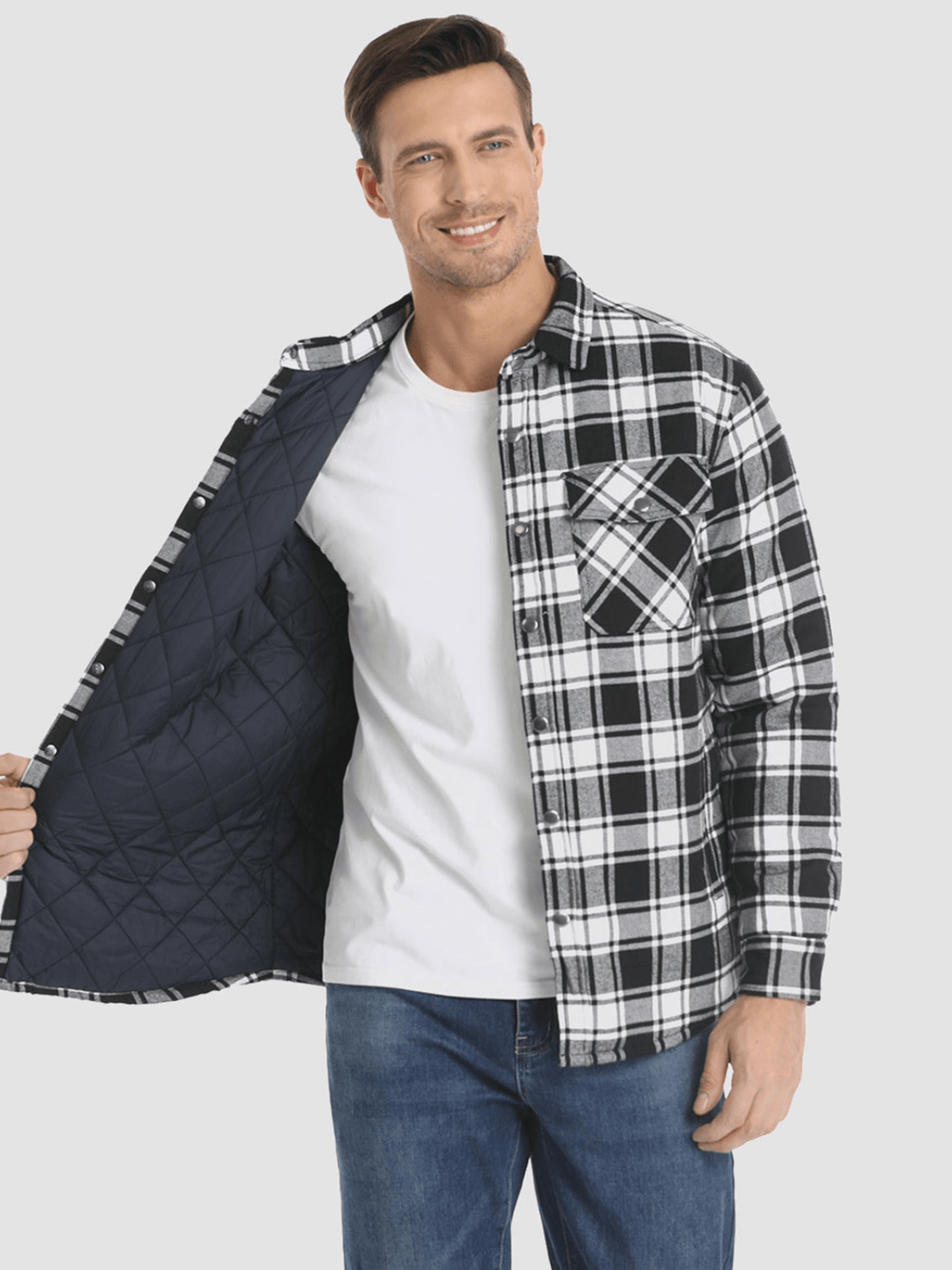 Nathan™ Checked Flannel Jacket