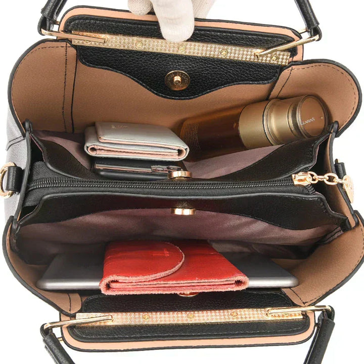 Chloe | Generously Sized 3-Tier Handbag