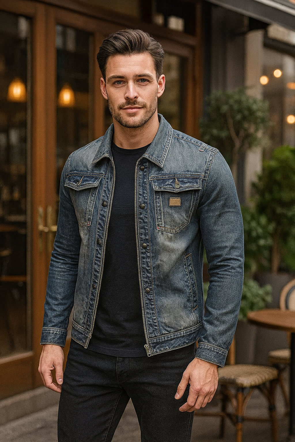 GENOVA – Premium Denim Jacket 75% Cotton