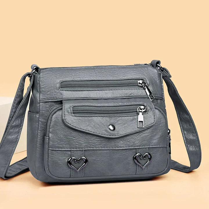 Harper | Chic Heart Detail Crossbody Bag